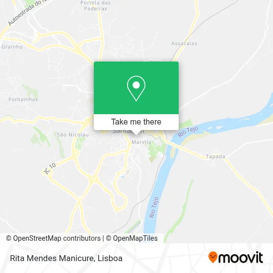 Rita Mendes Manicure map