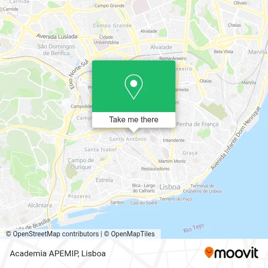 Academia APEMIP map