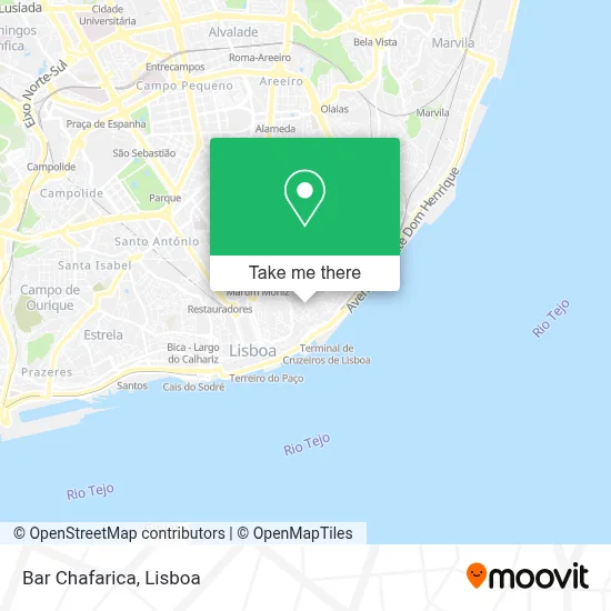 Bar Chafarica map