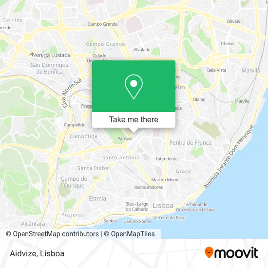 Aidvize map