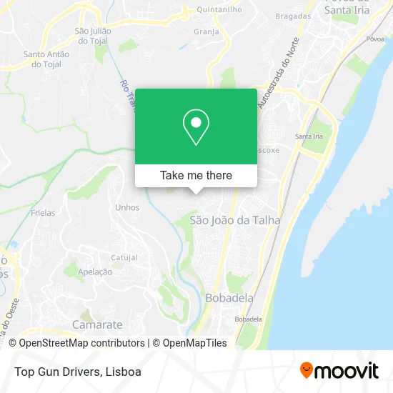 Top Gun Drivers map