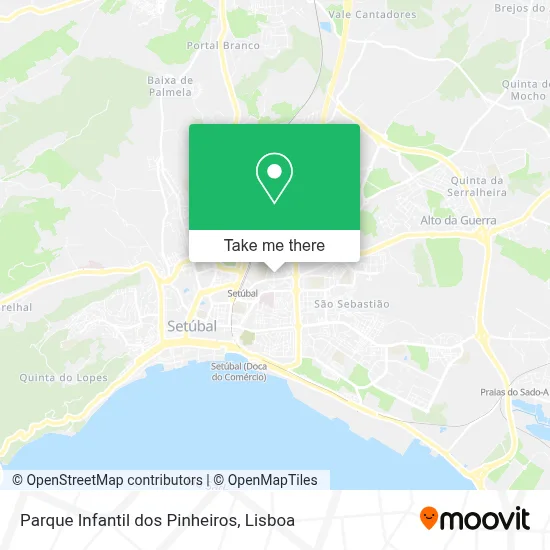 Parque Infantil dos Pinheiros map