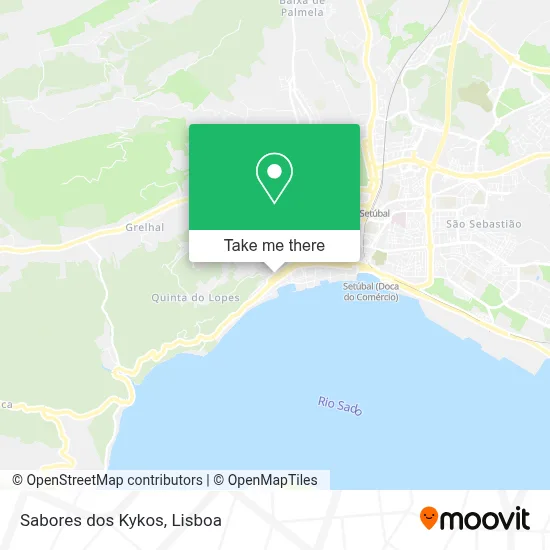 Sabores dos Kykos map