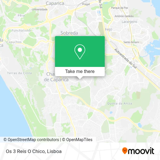 Os 3 Reis O Chico map