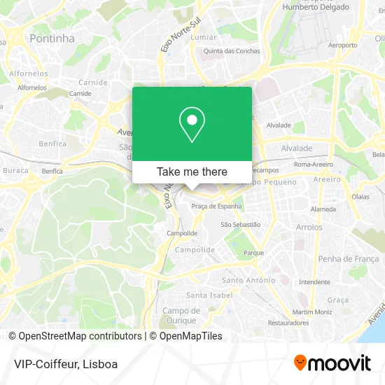 VIP-Coiffeur map