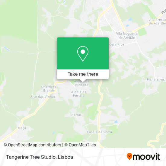 Tangerine Tree Studio map