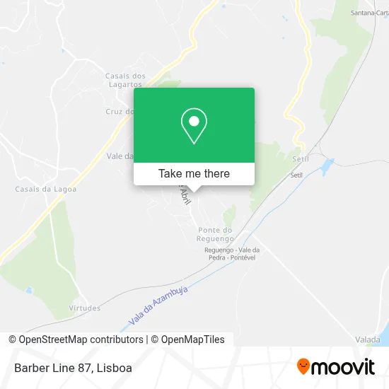 Barber Line 87 map