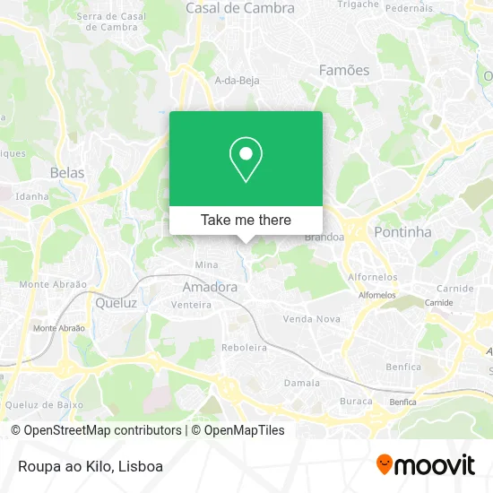 Roupa ao Kilo map