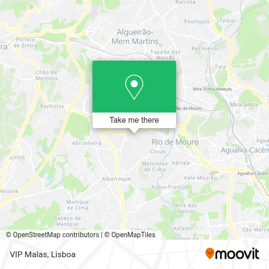 VIP Malas map