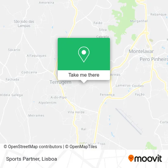 Sports Partner map