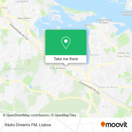 Rádio Dreams FM map