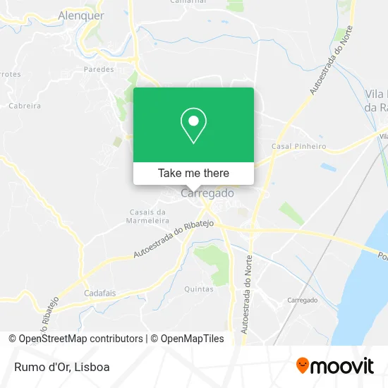 Rumo d'Or mapa