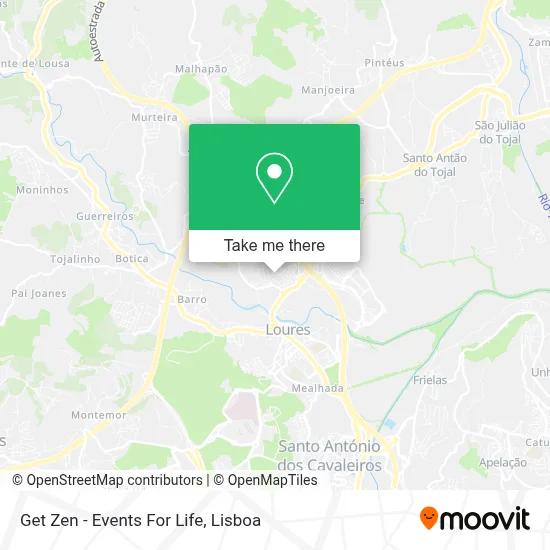 Get Zen - Events For Life map
