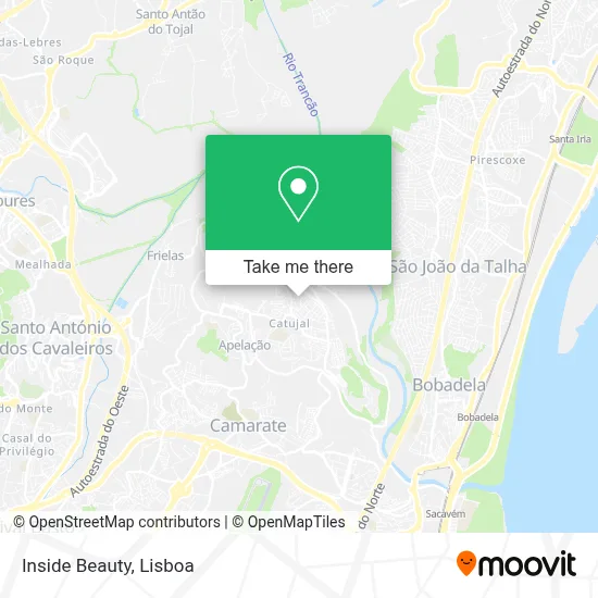 Inside Beauty map