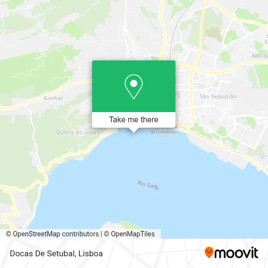 Docas De Setubal map