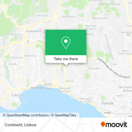 Continente map