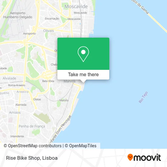 Rise Bike Shop mapa