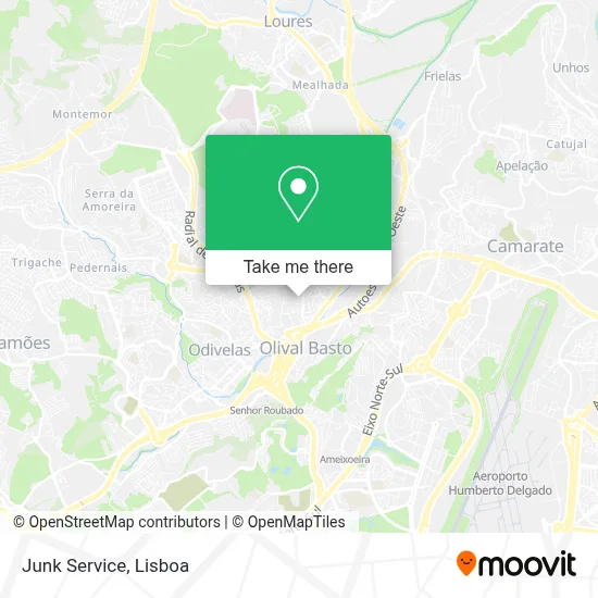 Junk Service map
