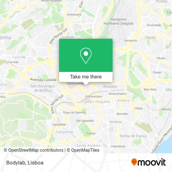 Bodylab map
