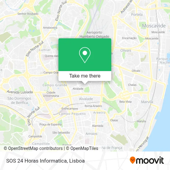 SOS 24 Horas Informatica map