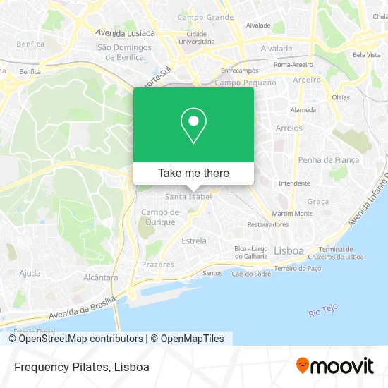Frequency Pilates map