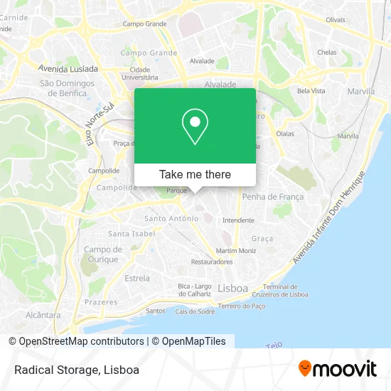Radical Storage map