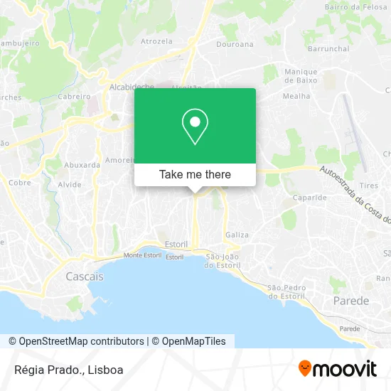 Régia Prado. map