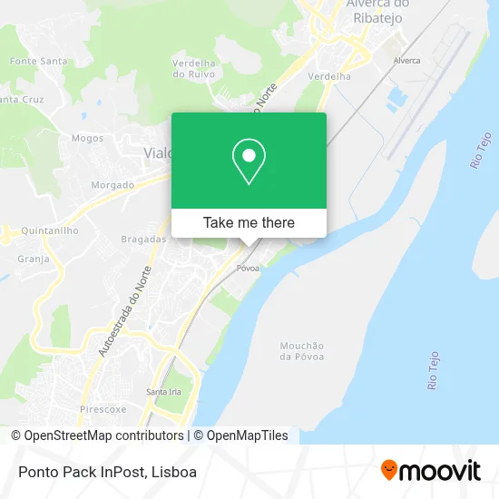 Ponto Pack InPost map