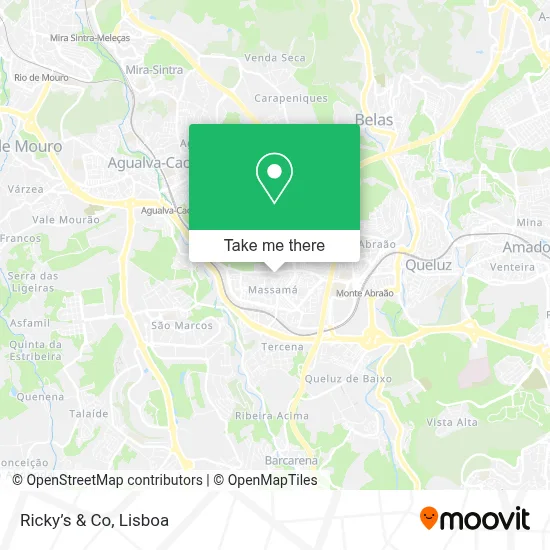 Ricky’s & Co map