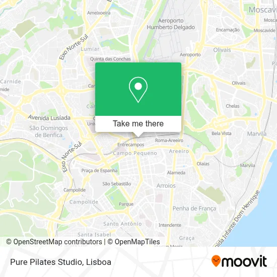 Pure Pilates Studio map