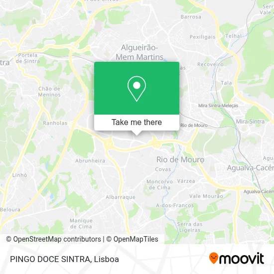 PINGO DOCE SINTRA map
