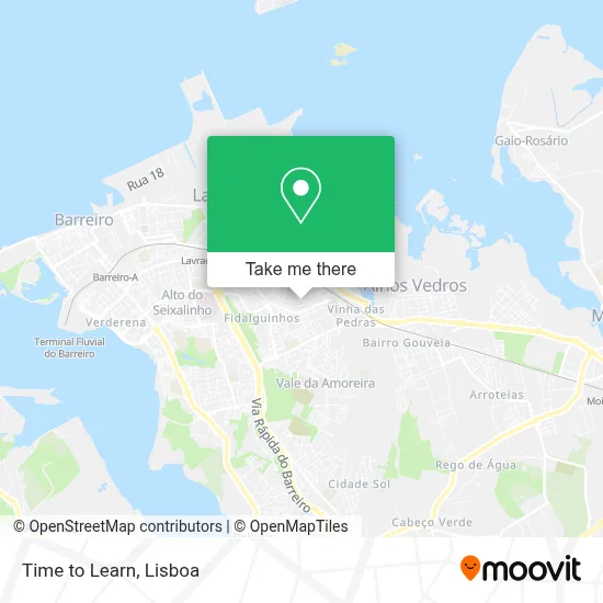 Time to Learn map