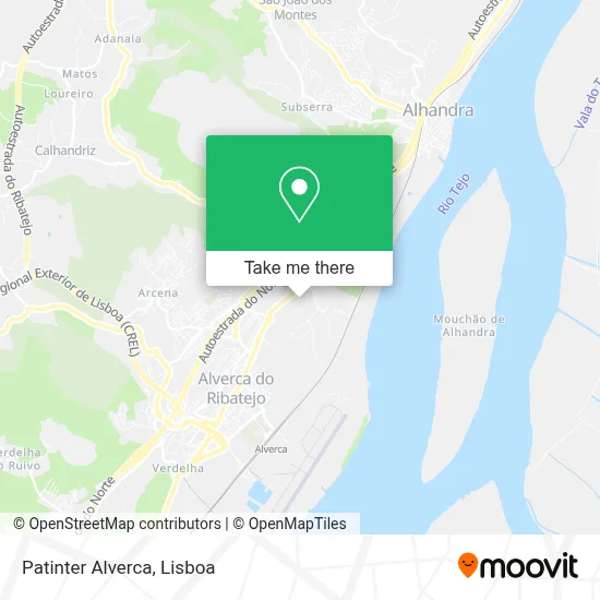 Patinter Alverca map