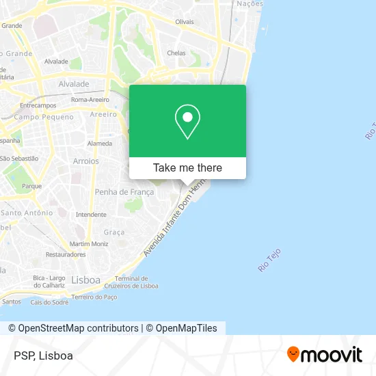 PSP map