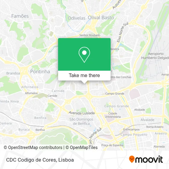 CDC Codigo de Cores map