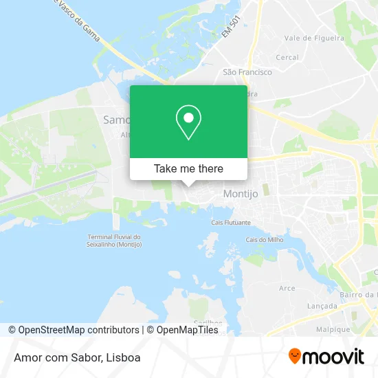 Amor com Sabor map