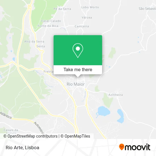 Rio Arte mapa