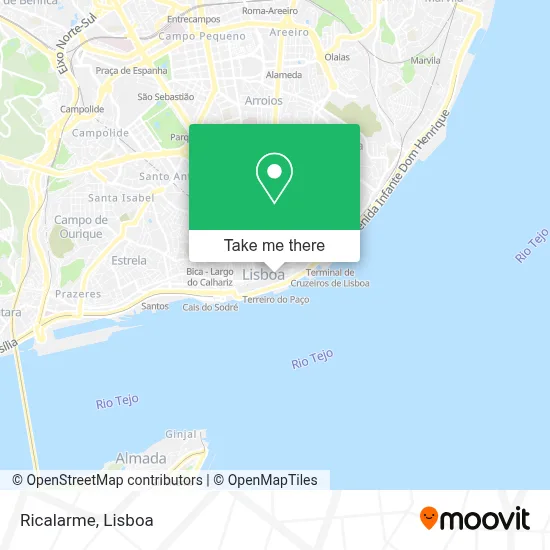 Ricalarme mapa