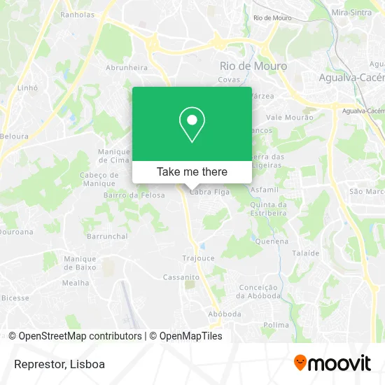 Represtor map