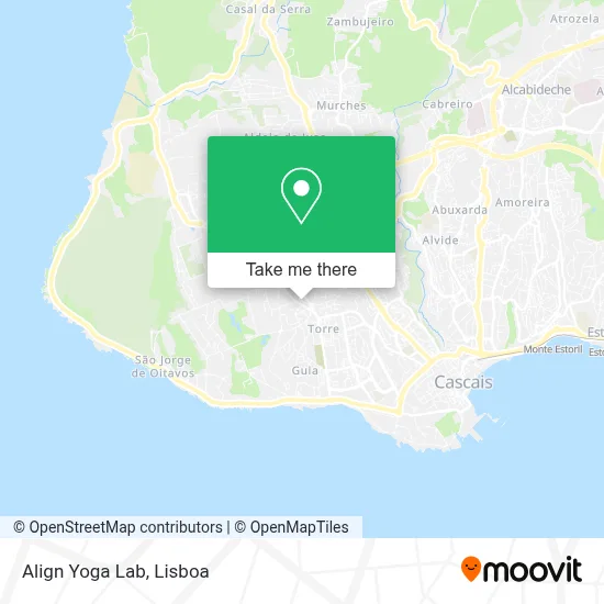 Align Yoga Lab map