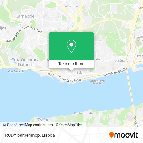 RUDY barbershop map