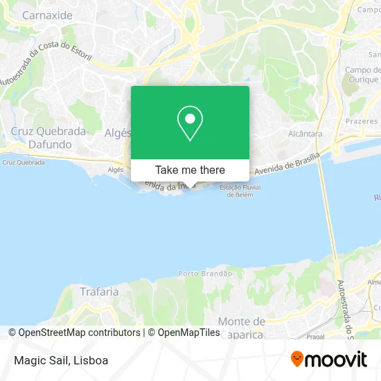 Magic Sail map