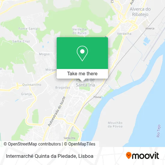 Intermarché Quinta da Piedade map