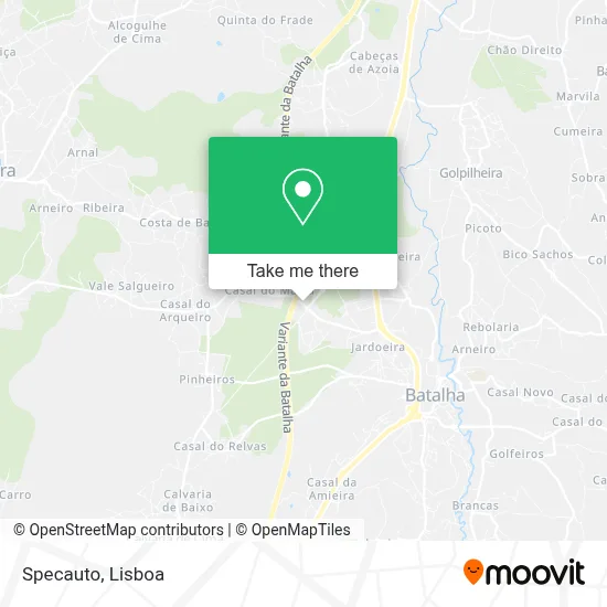 Specauto map