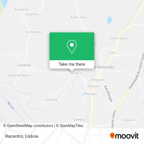 Racentro mapa
