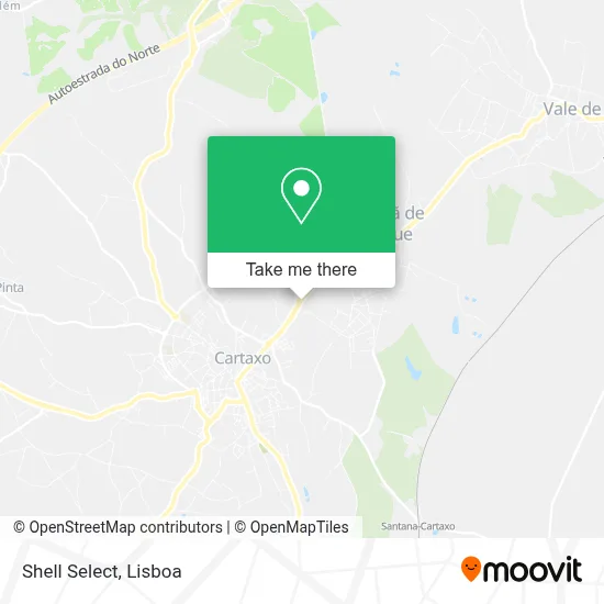 Shell Select mapa