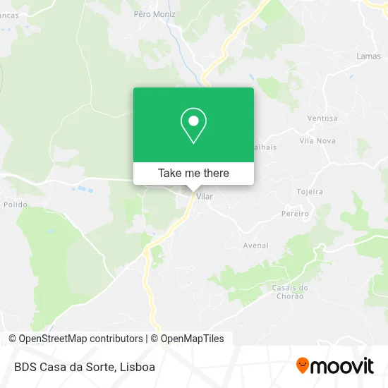 BDS Casa da Sorte map