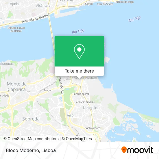 Bloco Moderno map