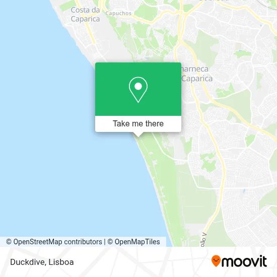 Duckdive map