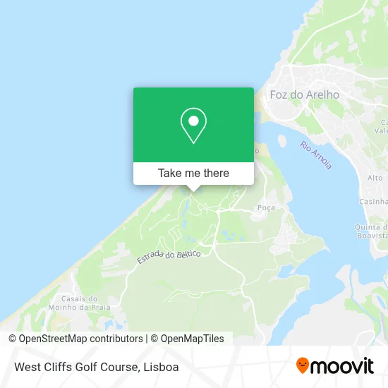 West Cliffs Golf Course map